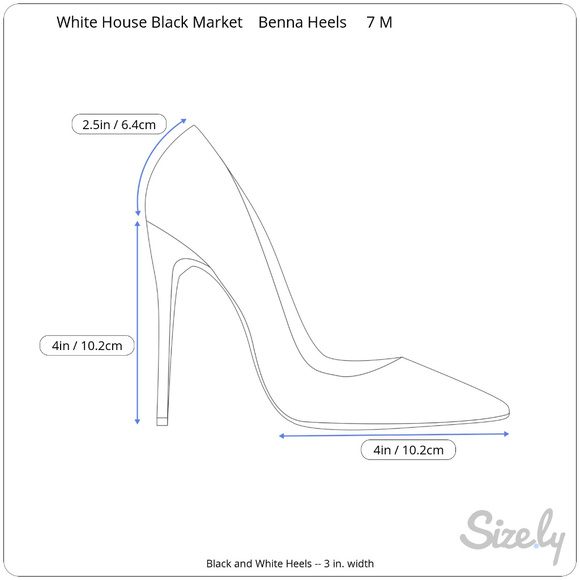 White House Black Market Benna Heels - Size 7 - Picture 11 of 11